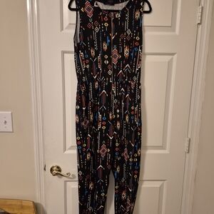 Stylish Geometric Print Jumpsuit